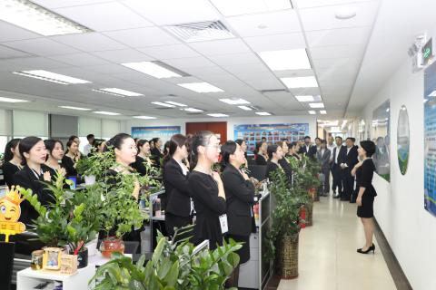 明光市市委书记被U8国际企业文化深深感动 | 深入沟通合作空间广阔